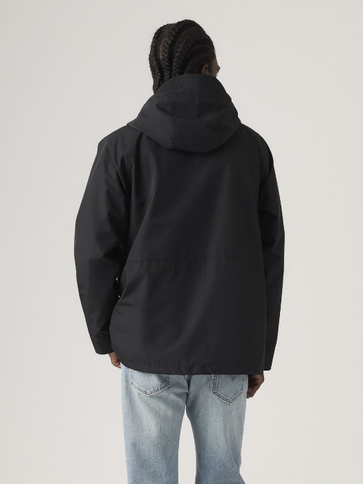 Geaca Neagra Relaxed Barbati [4]