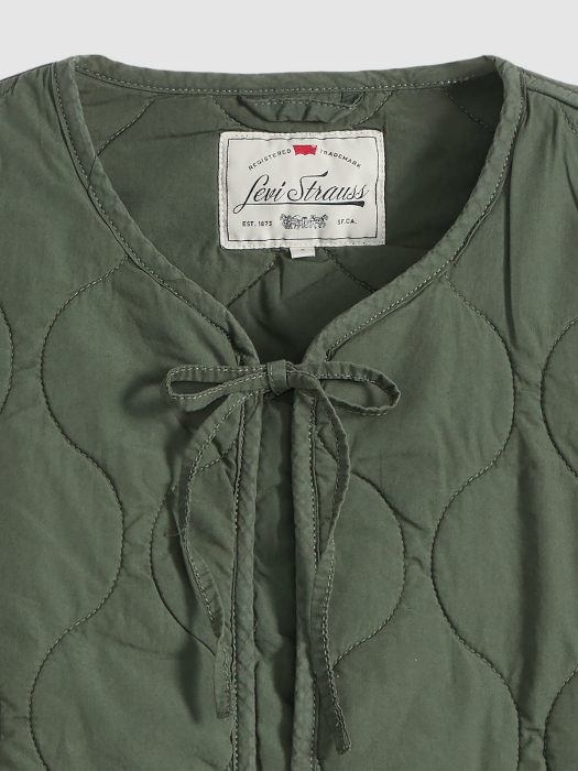 Женская Куртка Зелёная Relaxed [6]