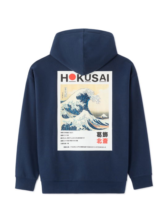 Hanorac Albastru Loose Barbati [5]