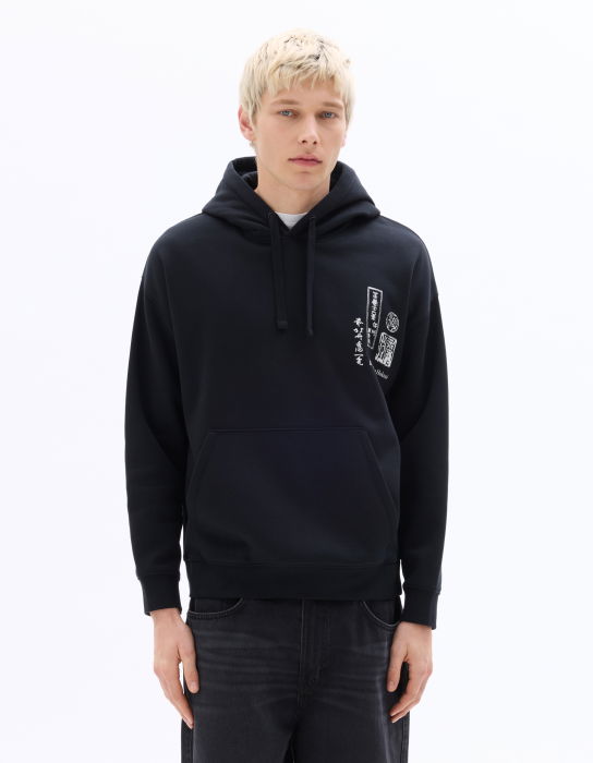 Hanorac Hanorac Negru Loose Barbati [2]