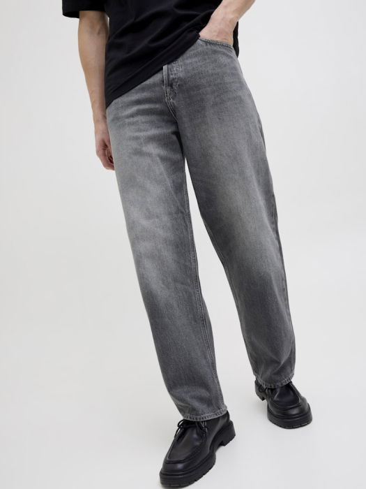 Blugi Gri Deschis Alex Baggy Barbati [6]