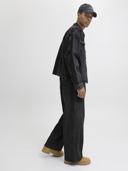 Jack Jones Мужские Джинсы Чёрные DAVE Baggy [4]