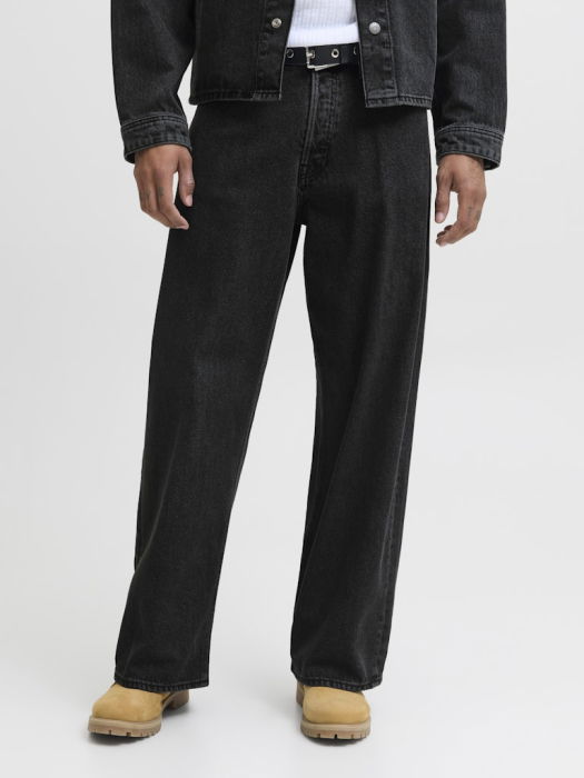 Jack Jones Мужские Джинсы Чёрные DAVE Baggy [2]