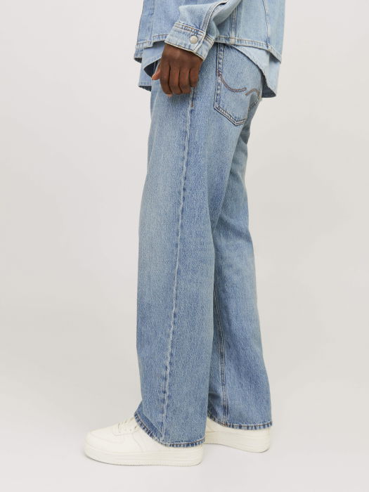 Blugi Albastri Deschisi Alex Baggy Barbati [3]