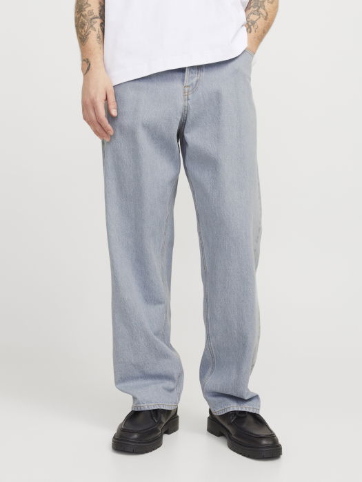 Jack Jones Мужские Джинсы Светло-Синие Alex Baggy [5]