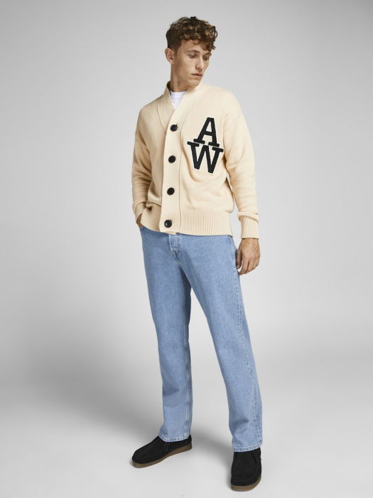 Jack Jones Blugi Albastri Deschisi Eddie Loose Barbati [5]