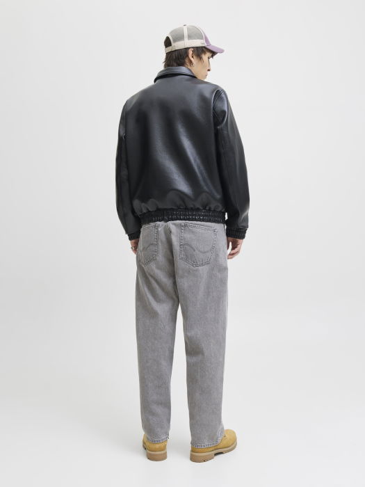 Blugi Gri Deschis Alex Baggy Barbati [4]