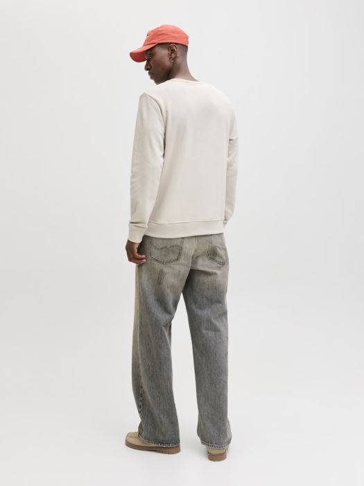 Jack Jones Мужской Свитшот Бежевый Relaxed [4]