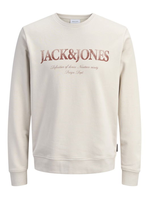 Jack Jones Мужской Свитшот Бежевый Relaxed [7]