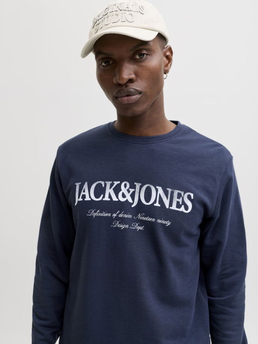 Jack Jones Мужской Свитшот Синий Relaxed [2]