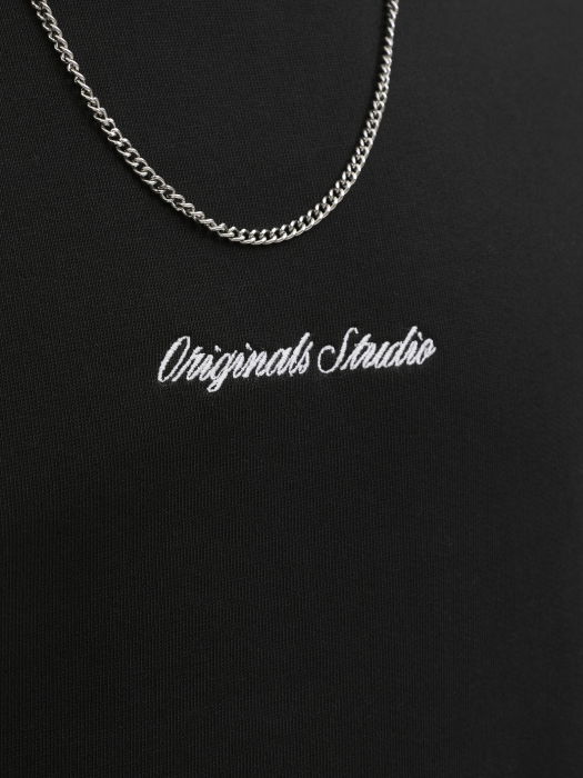 Jack Jones Мужской Свитшот Чёрный  [6]