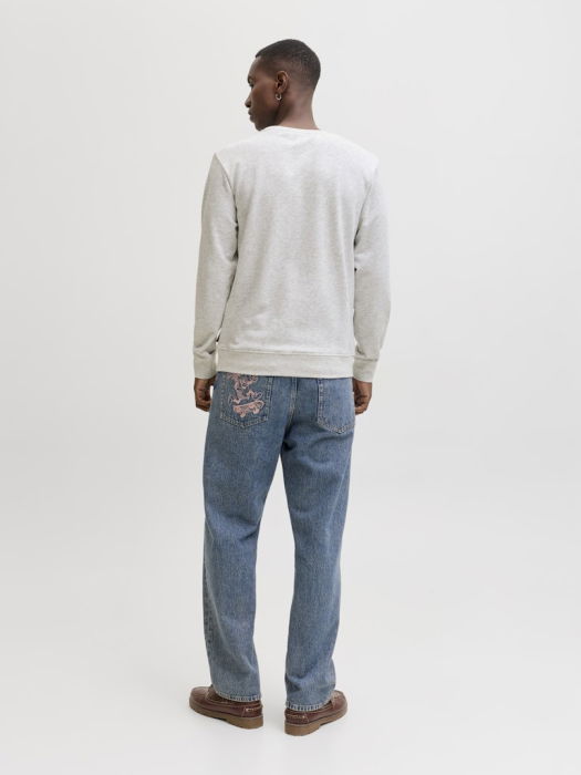 Jack Jones Мужской Свитшот Светло-Серый Relaxed [4]