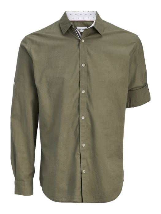 Camasa Verde Măslinie Regular Barbati [7]