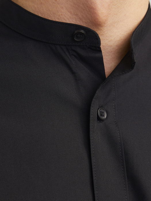 Jack Jones Мужская Рубашка Чёрная  [6]