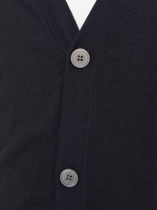 Jack Jones Мужской Кардиган Чёрный  [4]