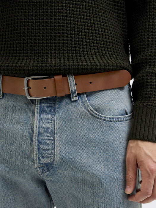 Jack Jones Мужской Ремень Коричневый  [5]