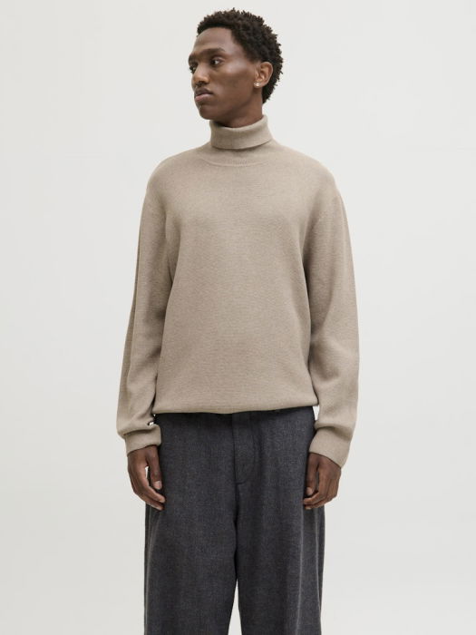 JACK&JONES Мужская Водолазка Серая  [2]