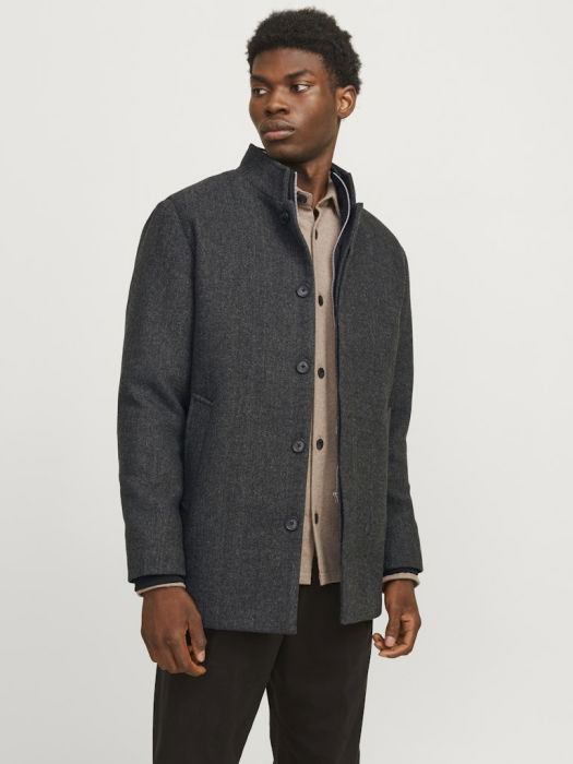 Jack Jones Пальто Dark Grey Melange  [2]