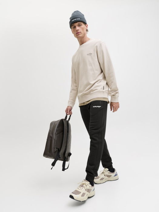 JACK&JONES Pantaloni Negri Regular Barbati [2]