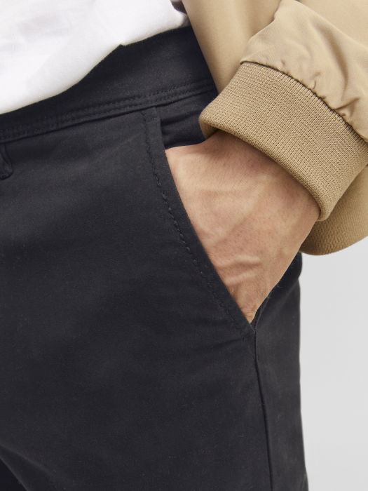 Jack Jones Мужские Брюки Чёрные Slim [3]