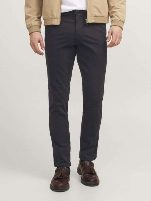 Jack Jones Мужские Брюки Чёрные Slim [4]