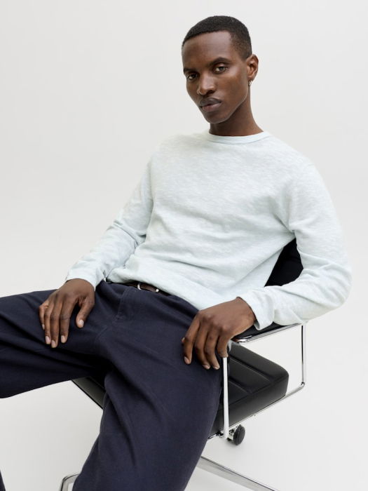 Jack Jones Мужской Свитер Белый Regular [3]