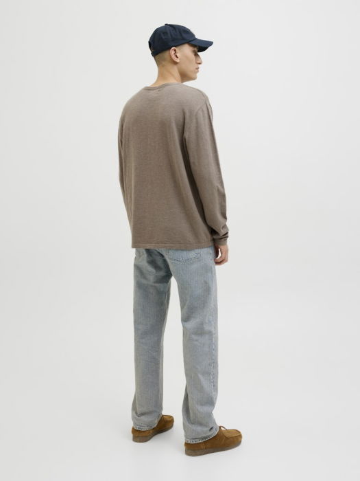 Jack Jones Мужской Свитер Коричневый Regular [5]