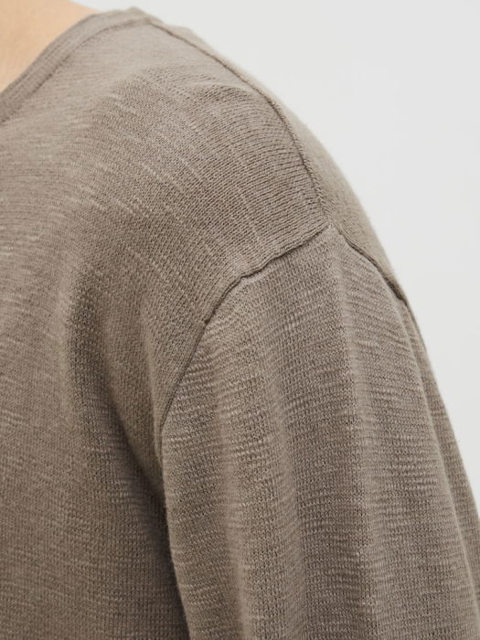 Jack Jones Мужской Свитер Коричневый Regular [6]