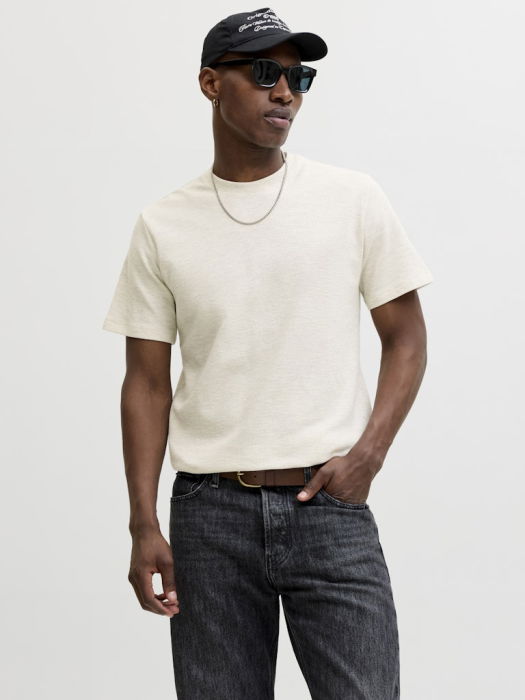 Tricou Alb Relaxed Barbati [2]