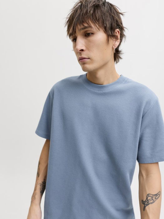 Tricou Albastru Relaxed Barbati [3]