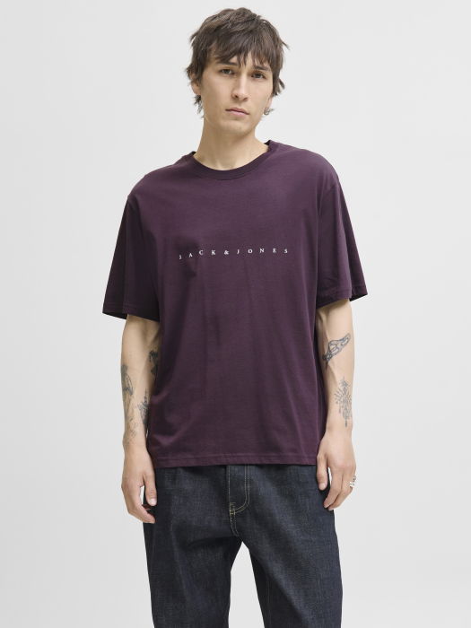 Jack Jones Tricou Rosu Visiniu  Barbati [2]