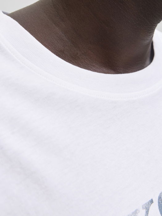 Jack Jones Мужская Футболка Белая Regular [5]