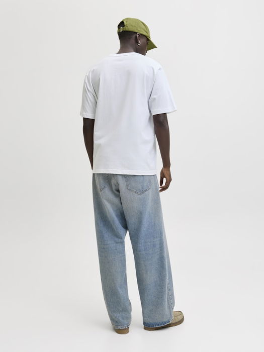 Jack Jones Мужская Футболка Белая Relaxed [4]