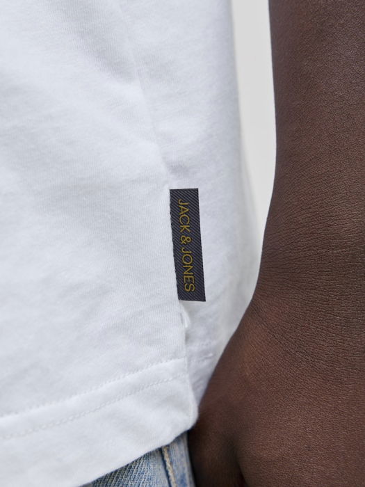 Jack Jones Мужская Футболка Белая Relaxed [6]