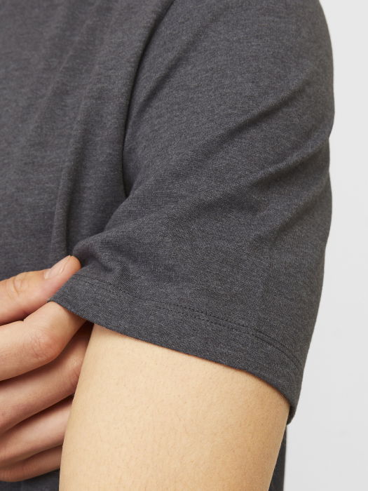 Jack Jones Мужская Футболка Тёмная Серая  [3]