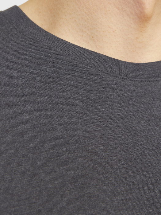 Jack Jones Мужская Футболка Тёмная Серая  [4]