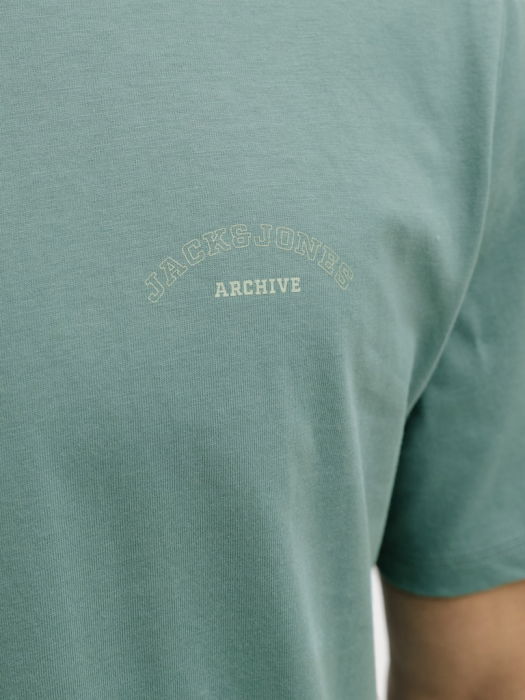 JACK&JONES Мужская Футболка Mineral Blue  [6]