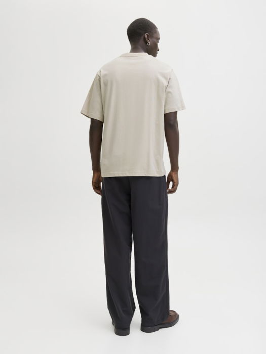 Jack Jones Мужская Футболка Бежевая Relaxed [4]