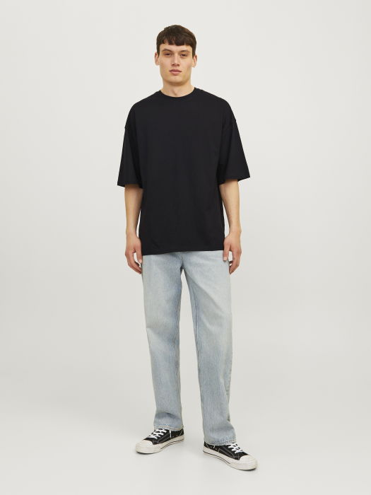 Jack Jones Мужская Футболка Чёрная  [4]