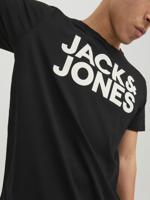 Jack Jones Tricou Negru Regular Barbati [4]