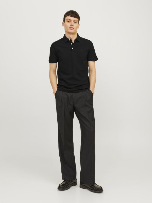 Jack Jones Tricou Polo Negru Slim Barbati [4]