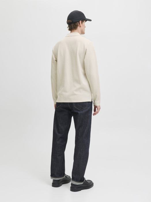 Jack Jones Tricou Polo Cu Maneca Lunga Bej  Barbati [3]