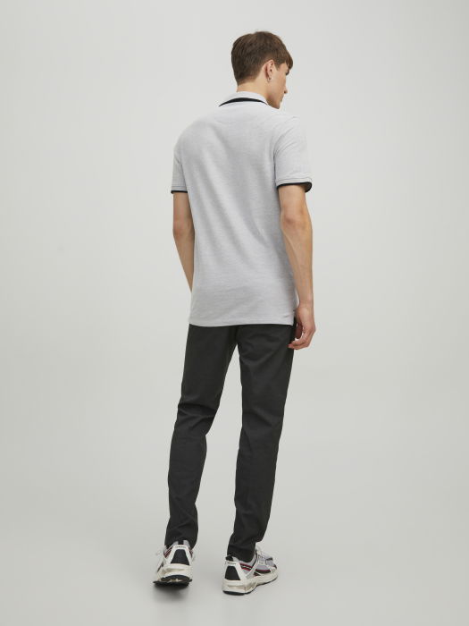 Jack Jones Tricou Polo Gri Deschis Slim Barbati [2]
