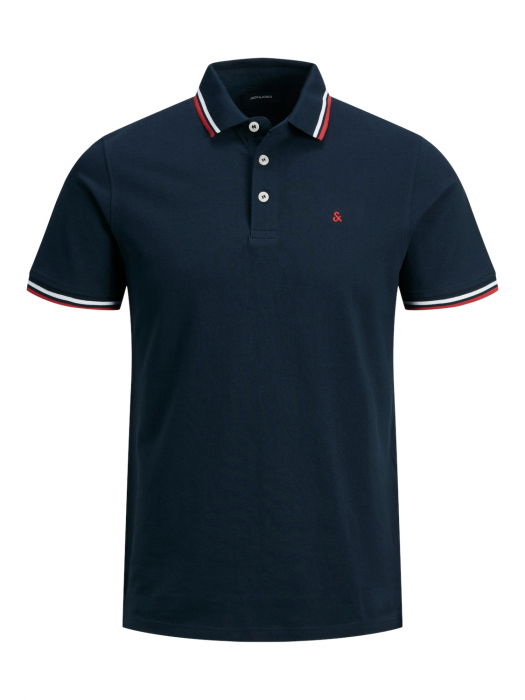 Jack Jones Tricou Polo Navy Slim Barbati [8]