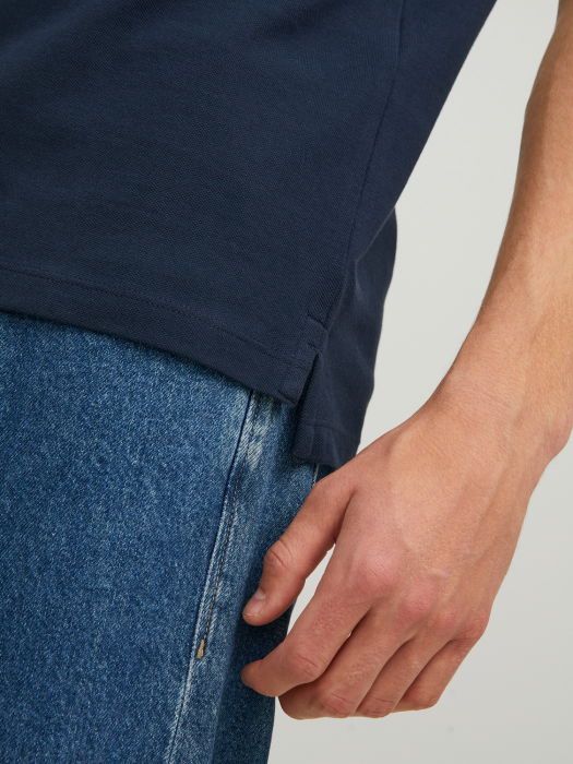 Jack Jones Tricou Polo Navy Slim Barbati [7]
