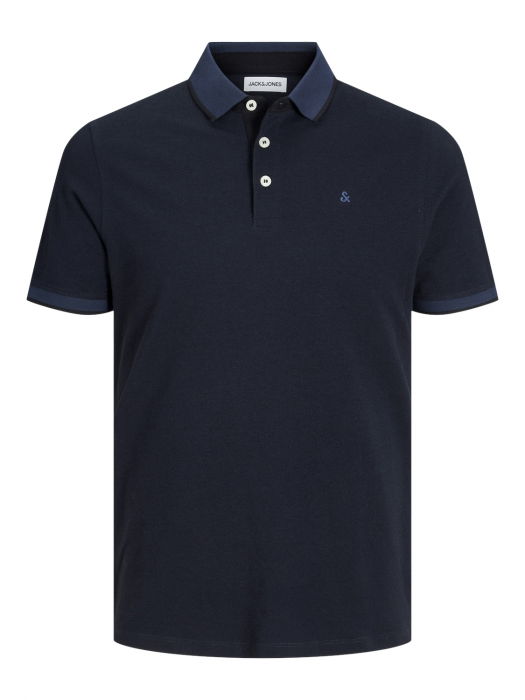 Jack Jones Tricou Polo Navy Slim Barbati [7]