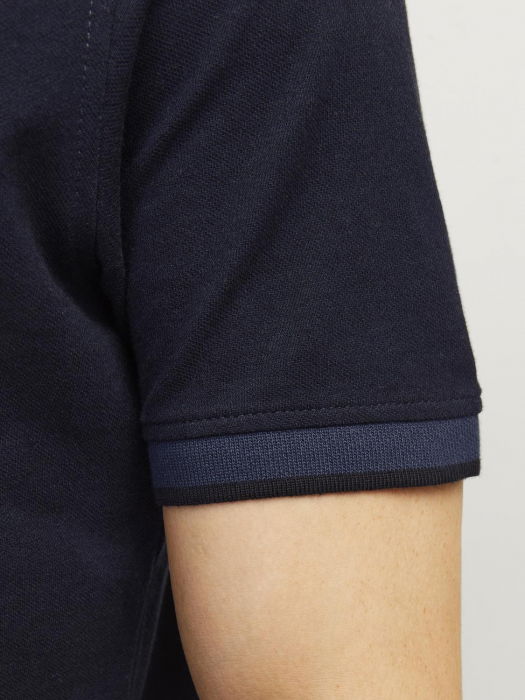 Jack Jones Tricou Polo Navy Slim Barbati [3]