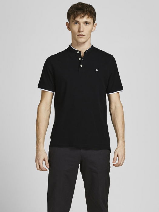 Jack Jones Tricou Polo Negru Slim Barbati [1]