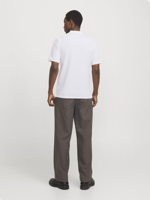 Jack Jones Tricou Polo Alb Standard Barbati [2]