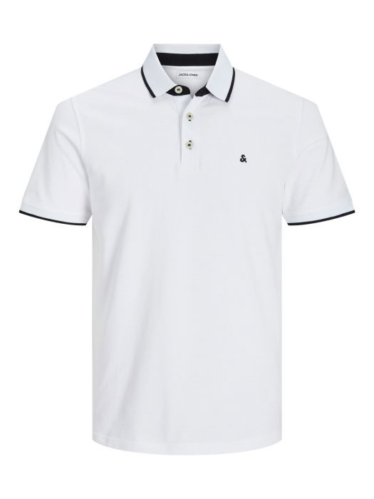 Jack Jones Tricou Polo Alb Slim Barbati [8]